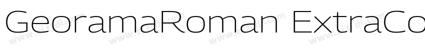 GeoramaRoman ExtraCo字体转换